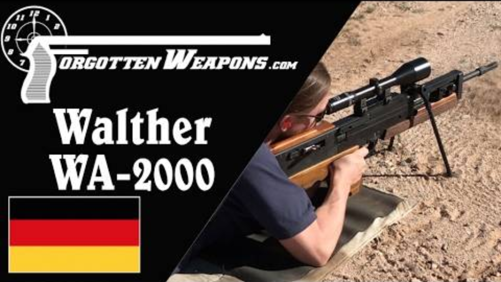【被遗忘的武器/双语】WA2000狙击步枪彻底剖析/靶场试射
